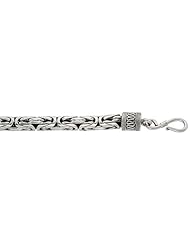 8" Super Heavy Sterling Silver 3/8" ( 10 mm ) Round Byzantine " BALI " Chain.