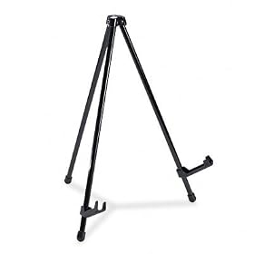 Lightweight Steel Tabletop Instant Easel  14 3 4 High  Black QRT28E