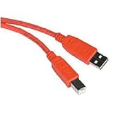 CABLES TO GO 2M USB 2.0 A/B CABLE ORANGE Support High-Speed USB Computers And Devices New