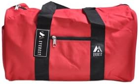 Solid Color Gym Bag, Red