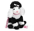 Burton and Burton 977689 Trisha Plush Poodle with 10" Leash
