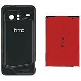 HTC Incredible Original OEM 2150 mAh Extended Battery and Black Battery Door