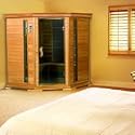Corner Cedar Sauna - Frontgate