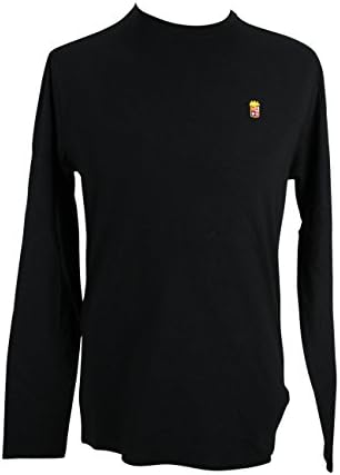 Marina Militare Mens Long Sleeve T-Shirt Size XXL US Regular - Black Cotton