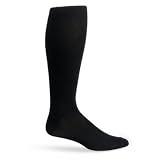 Truform 15-20, mmHg of Compression Dress-Style Support Socks, Mens Large, Black (Pack of 2)