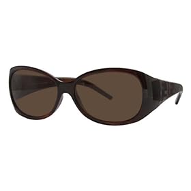 FENDI FS407 238 BROWN PLASTIC SUNGLASSES