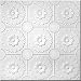 Faux Ceiling Tile - 20x20" Odessa White Foam