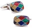 Enamel Mosaic Cufflinks