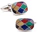 Enamel Mosaic Cufflinks