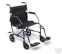 Light 14.8 lbs Medline Freedom Transport Wheelchair 300 lb Cap Chair- With back pocket