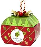 Rich Chocolate Covered Pretzels in Christmas Ornament Box