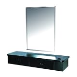 Jeffco Wallmount Double Drawer Styling Station
