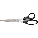 Westcott All Purpose Value Scissors, Black, 8"