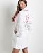  : Betsey Johnson "Super Thirsty" Terry Robe with Appliqu?