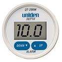 Uniden QT-206 Digital Depth Finder Transom Transducer (White)