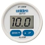 SAVE $72.29 - Uniden QT-206WHP Digital Depth Finder In-Hull Adjustable Transducer, White $96.71
