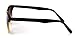 Retro Sun Sunglasses with Vintage Frames and Dark Tint for Modern, Stylish Men and Women (Black/Gold w/ Amber Lens)