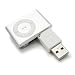 White - iPod Shuffle 2nd Generation USB Charger Adapter