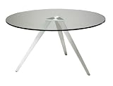 Adesso WK2336-22 Satin Steel Coffee Table