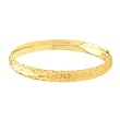 Duragold 14k Yellow Gold Engraved Bangle Bracelet (8mm)