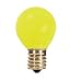 10 Watt S11 Incandescent Light Bulb / 130 Volt Long Life / Intermediate Base / Ceramic Yellow / Replacement 10S11 Sign Bulb