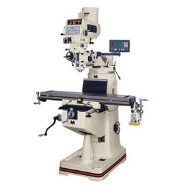 JET 691192 JTM-1, Mill with NEWALL DRO DP700 3-Axis Quill and X and Y Powerfeed