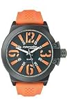Adrenaline Analog 3-Hand Black/Orange Men's watch #AD1044