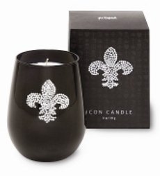 HealthPersonalCare: Primal Elements Fleur de Lis Icon Candle Tahitian Vanilla Scent