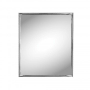 Silver trim wall mirror 10 x 12 inches