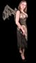 disc Dark Angel Adult Halloween Costume - Size S/M (B2010a)