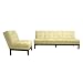 Isacc Light Seafoam Microfiber Sofa and Chair Set - Green