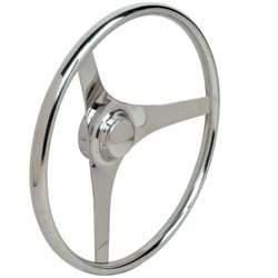 SeaChoice® Flat - Spoke 3 - Spoke Steering Wheel