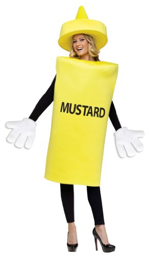 Fun World Costumes Mustard Bottle, Yellow, One Size