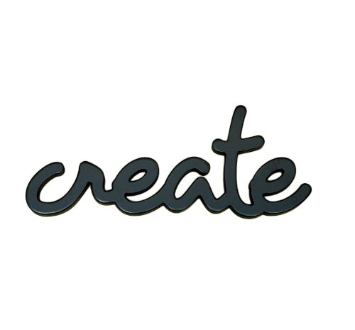 Wood Sign Decor for Home or Business Word: CREATE