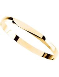 Half Round Bracelet 14K Yellow 06.00 Mm Brc1