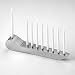 Contemporary Oil Lamp Hanukkah Menorah