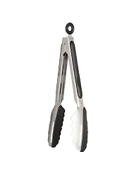 Ergo Chef Pro-Series 9-inch Duo Tongs, Black by Ergo Chef