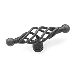 Laurey 50206 Oval Mission Bay 3 inch Long Single Center Pull, Antiqued Pewter
