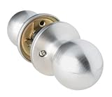 Doorknobs & Lock Sets: Ball Passage (Hall & Closet) Door Knob in Brushed Chrome