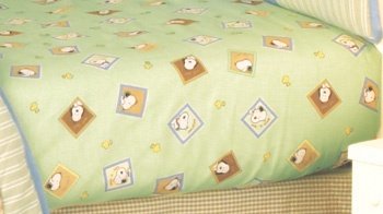Baby: Peek A Boo Snoopy Fitted Sheet