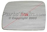 MIRROR GLASS bmw X5 00-05 view lh suv