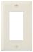 Tools & Hardware : Pass & Seymour TP26LACP TradeMaster One-Gang One-Decorator Wall Plate, Light Almond