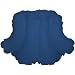 Spa Sister Luxury Inflatable Terry Bath Pillow Navy
