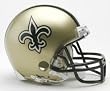 New Orleans Saints Replica Mini Helmet w/ Z2B Face Mask - Football Sports Merchandise