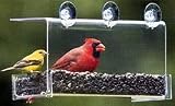 Duncraft Cardinal Classic Window Bird Feeder