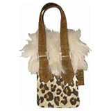 Review Nicole Miller  / Nicole Miller Universal Phone Accessory Fashion: Leopard Print Silky Pouch With Fur