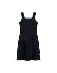Girls Pleated Sleeveless Round Neck Winter  Dress