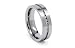 Titanium Ring with 32 CZ 7mm
