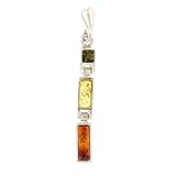Amber Pendant set in .925 Sterling Silver.