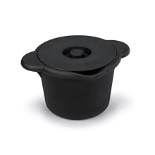 Heathrow Scientific HD28714K Black Onyx Polyurethane True North Cool Container Bucket with Ergonomic Handle, 4 liters Capacity